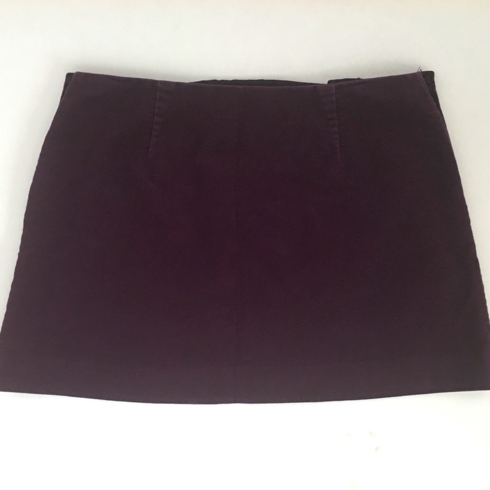 Vintage Esprit velvet mini skirt with pockets